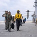 Vice Adm. Doug Perry, commander, U.S. 2nd Fleet, embarks aboard the FS Dixmude