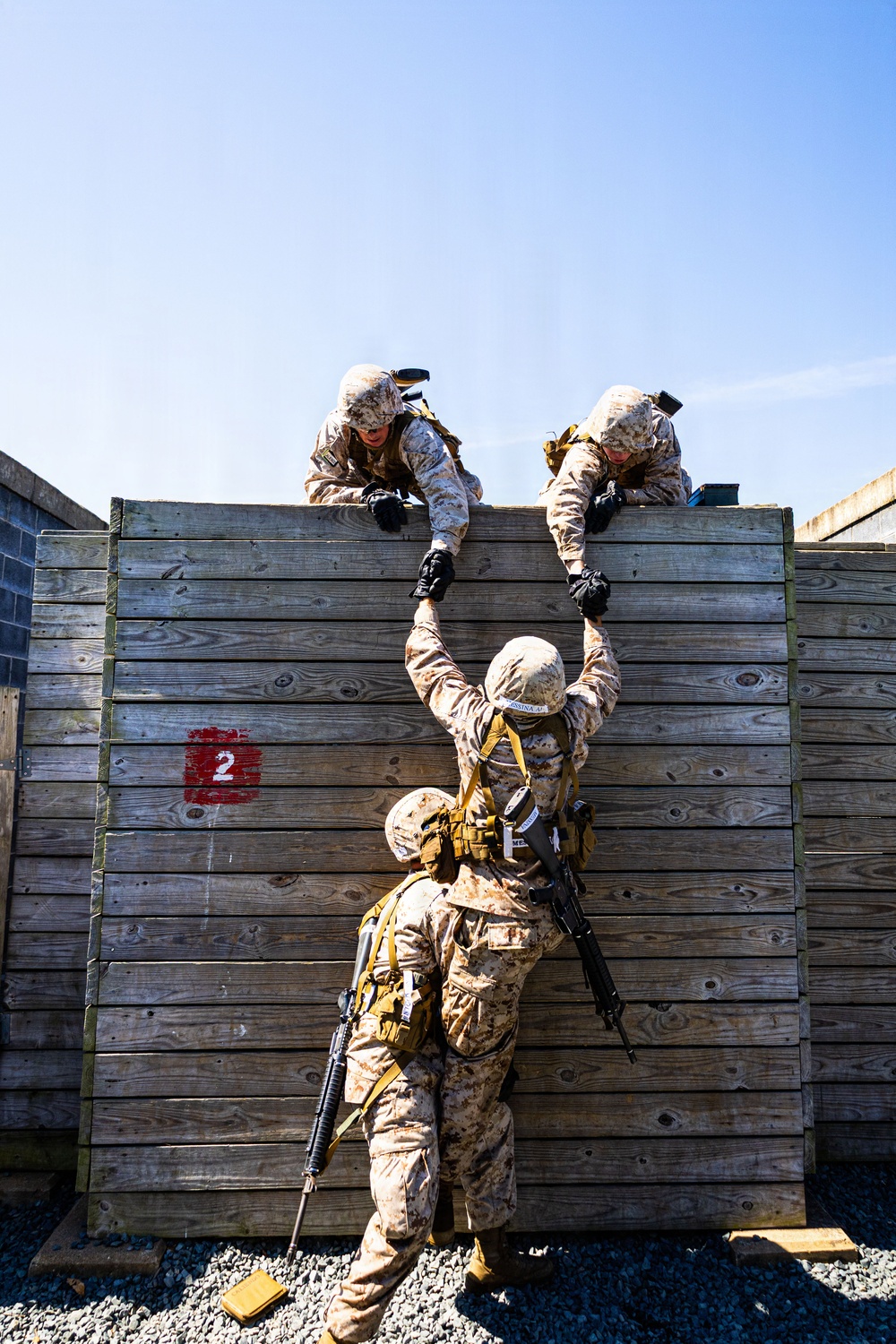 Company A OCC 252 conduct the Leadership Reaction Course