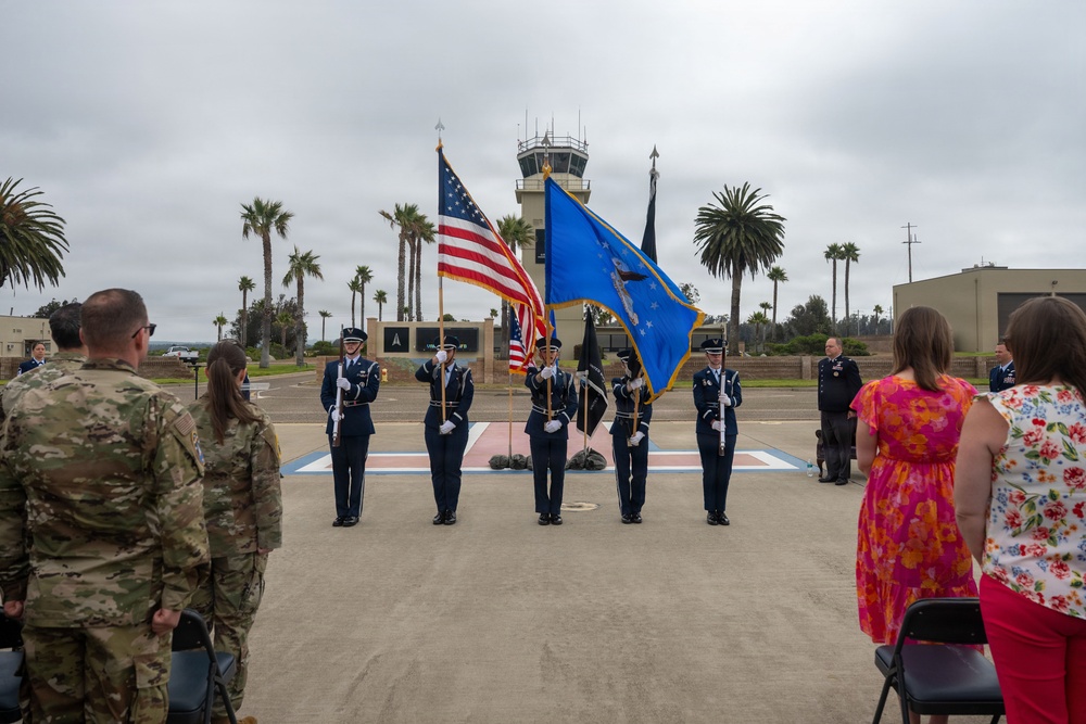 30th Operations Support Squadron Change of Command Ceremony
