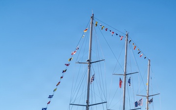 ROU Capitán Miranda moors during SAIL250 Maryland &amp; Airshow Baltimore