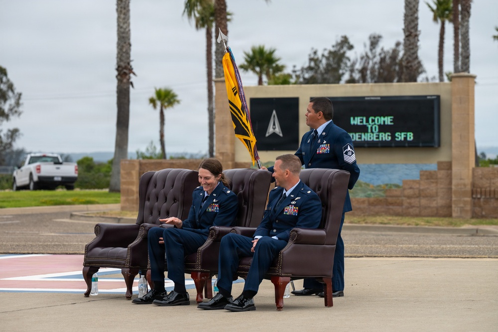 30th Operations Support Squadron Change of Command Ceremony
