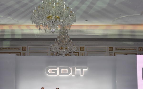 Army Deputy Chief of Staff, G-6, Lt. Gen. Jeth Rey, participates in panel discussion at General Dynamics Information Technology Battlespace of the Future Summit.