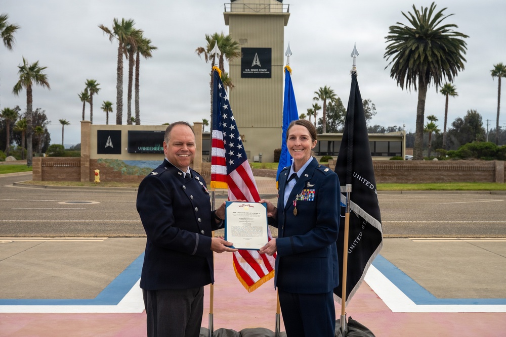 30th Operations Support Squadron Change of Command Ceremony