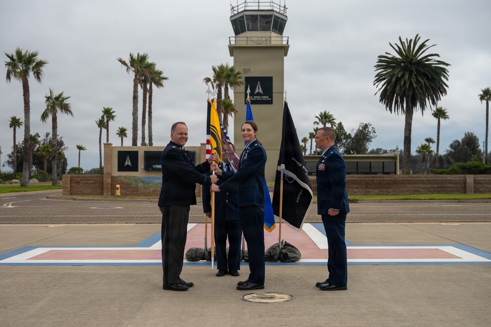 30th Operations Support Squadron Change of Command Ceremony