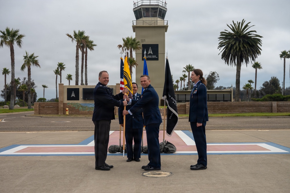 30th Operations Support Squadron Change of Command Ceremony