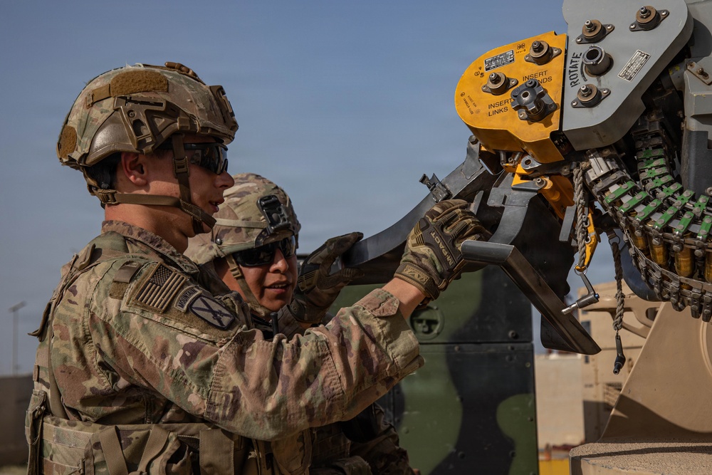 U.S. Army Soldiers Conduct Operations in the Middle East