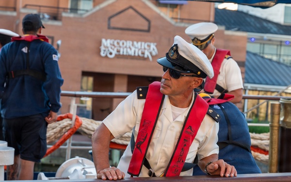 ROU Capitán Miranda moors during SAIL250 Maryland &amp; Airshow Baltimore