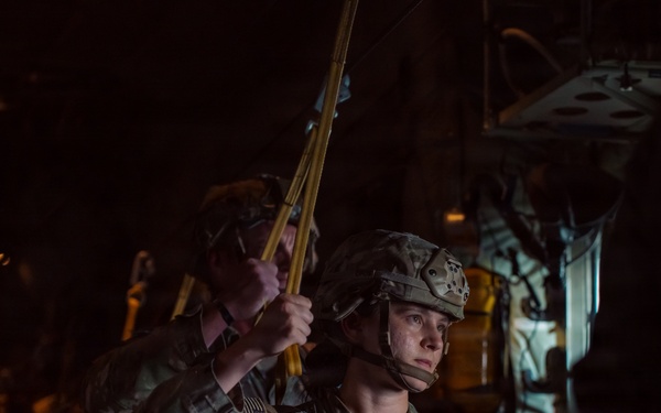 173rd Light Support Battalion Conducts Airborne Operation