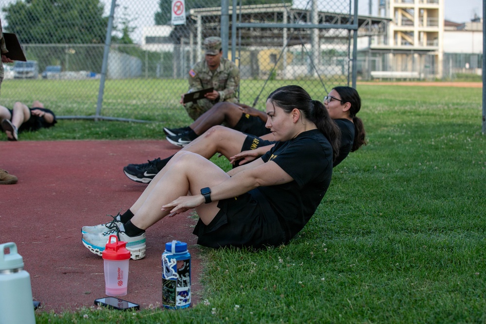 HHC, 207th Military Intelligence Brigade (Theater) conducts historical Women’s Army Corps Physical Fitness Test (WAC) during Army Heritage Month