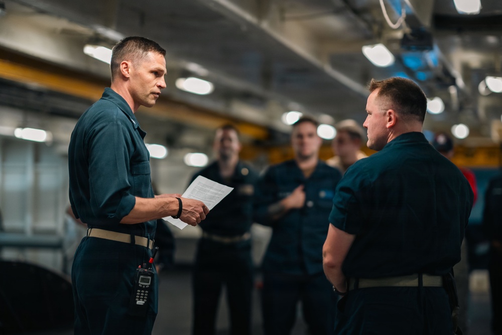 IKE dental surgeon earns warfare pin