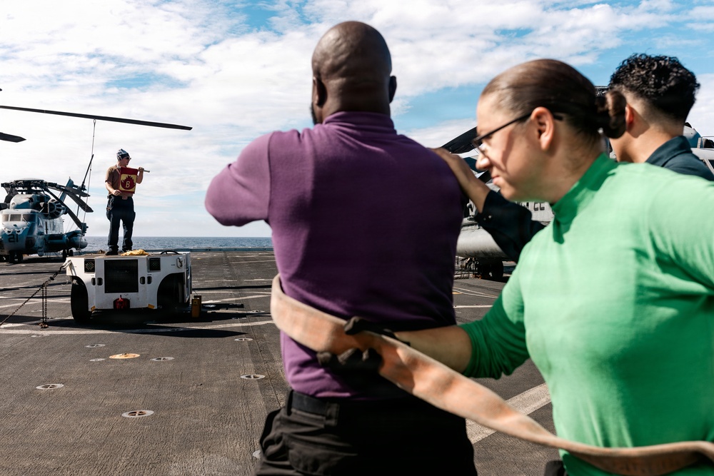 11th MEU Sailors Conduct Firefighting Training Aboard USS Portland