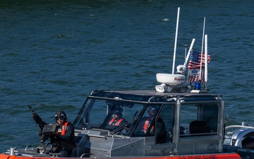 Coast Guard Maritime Safety and Security Team San Francisco conducts passenger ferry escorts support of Operation Ready Eagle