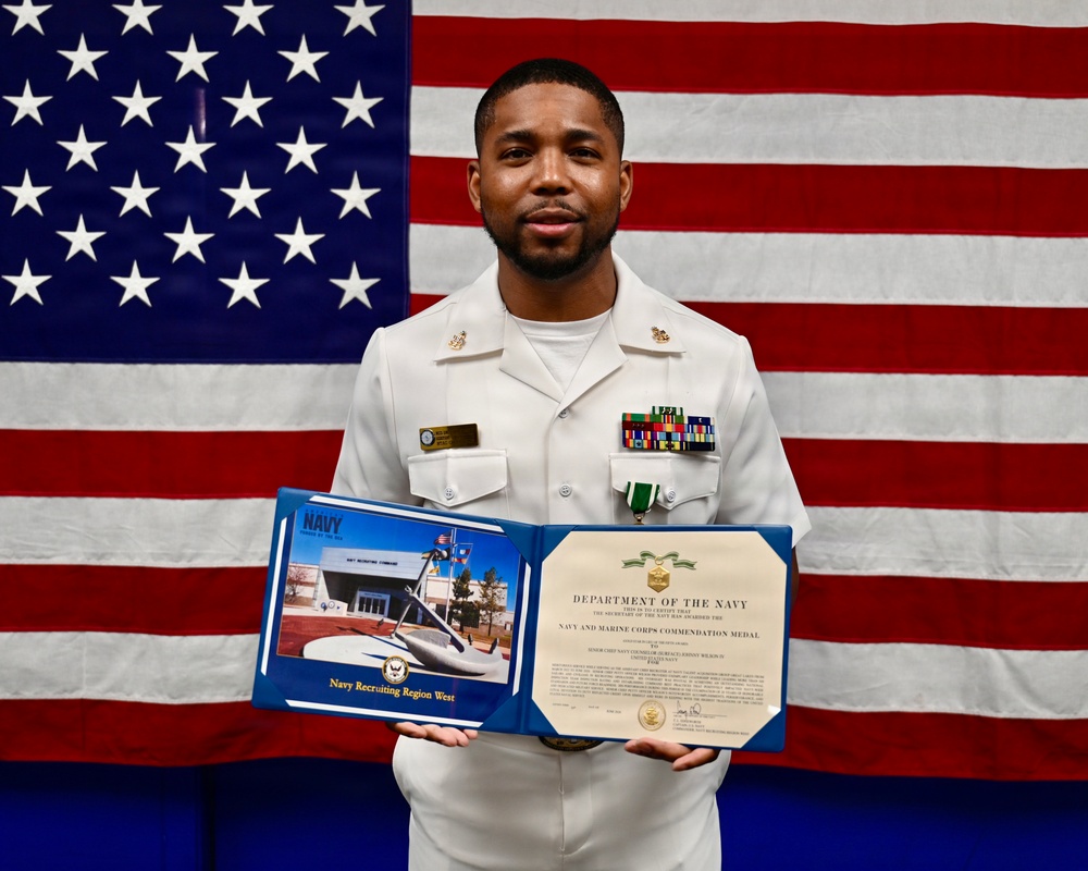 Senior Chief Navy Counselor Johnny Wilson Award Ceremony