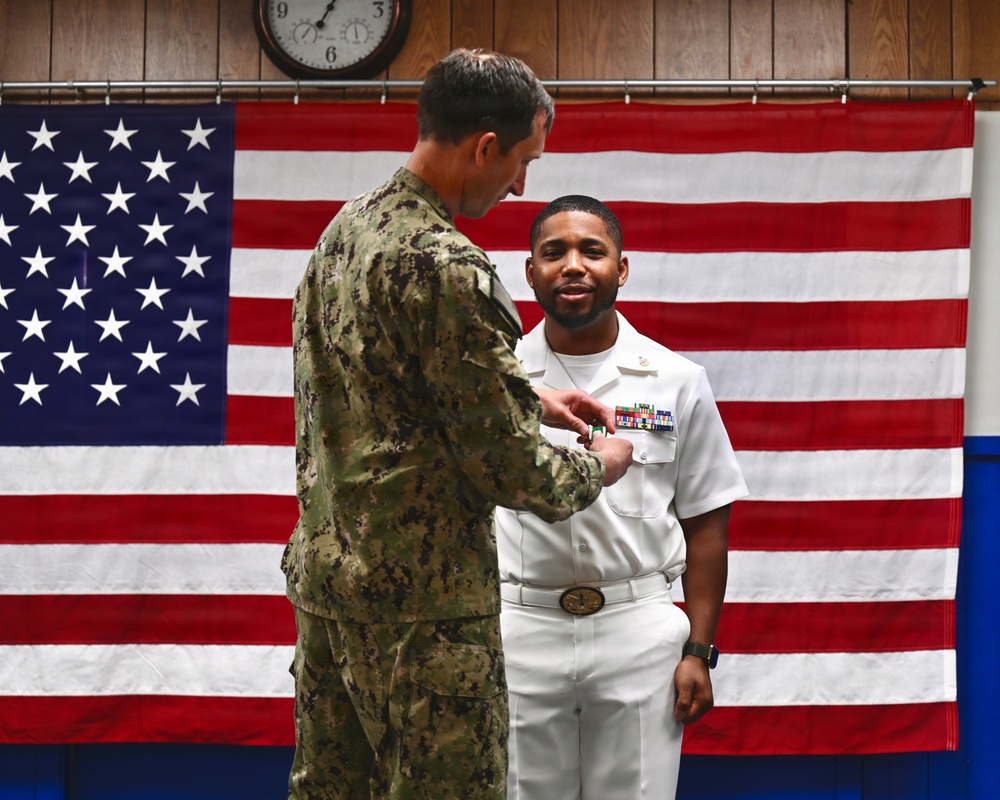 Senior Chief Navy Counselor Johnny Wilson Award Ceremony
