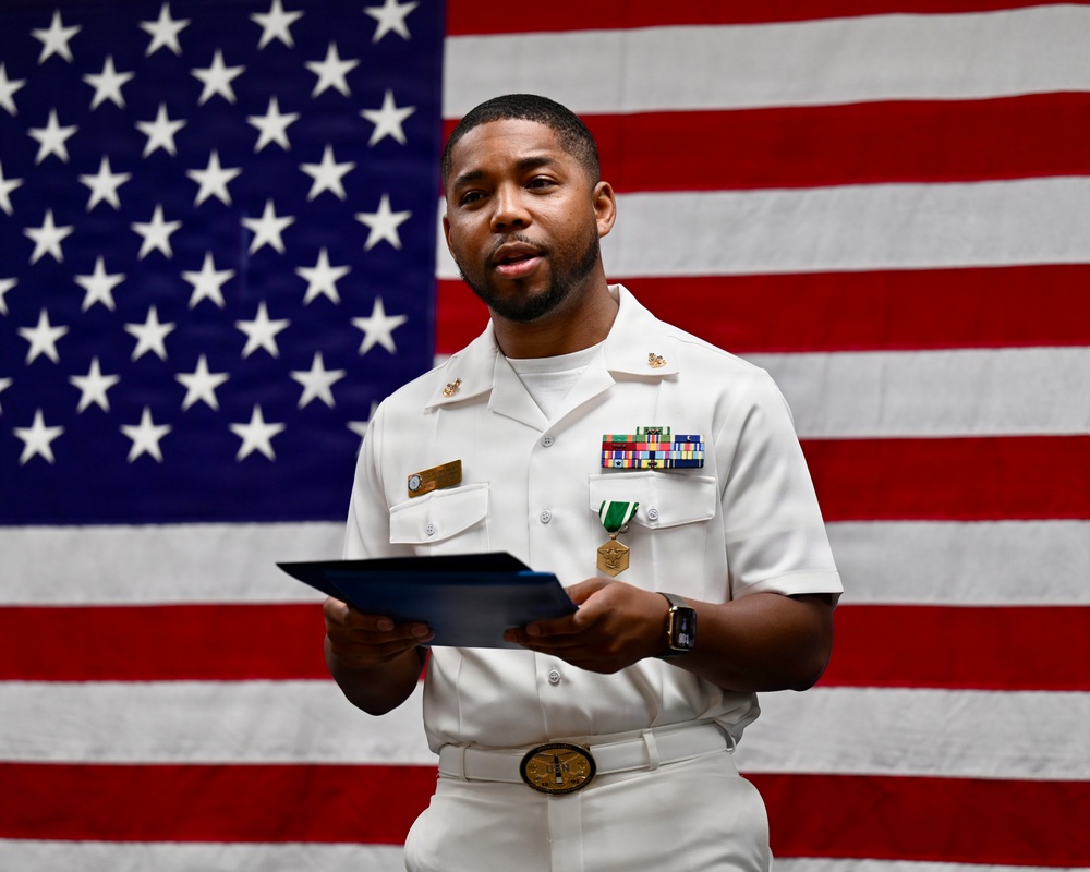 Senior Chief Navy Counselor Johnny Wilson Award Ceremony