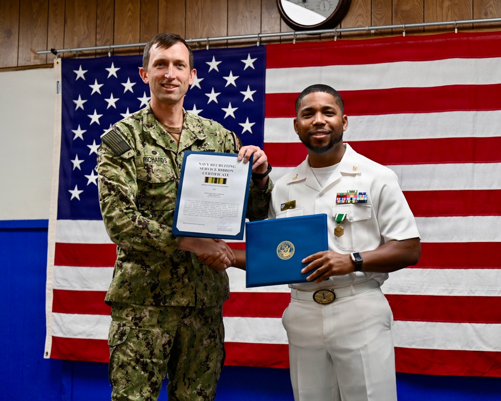 Senior Chief Navy Counselor Johnny Wilson Award Ceremony