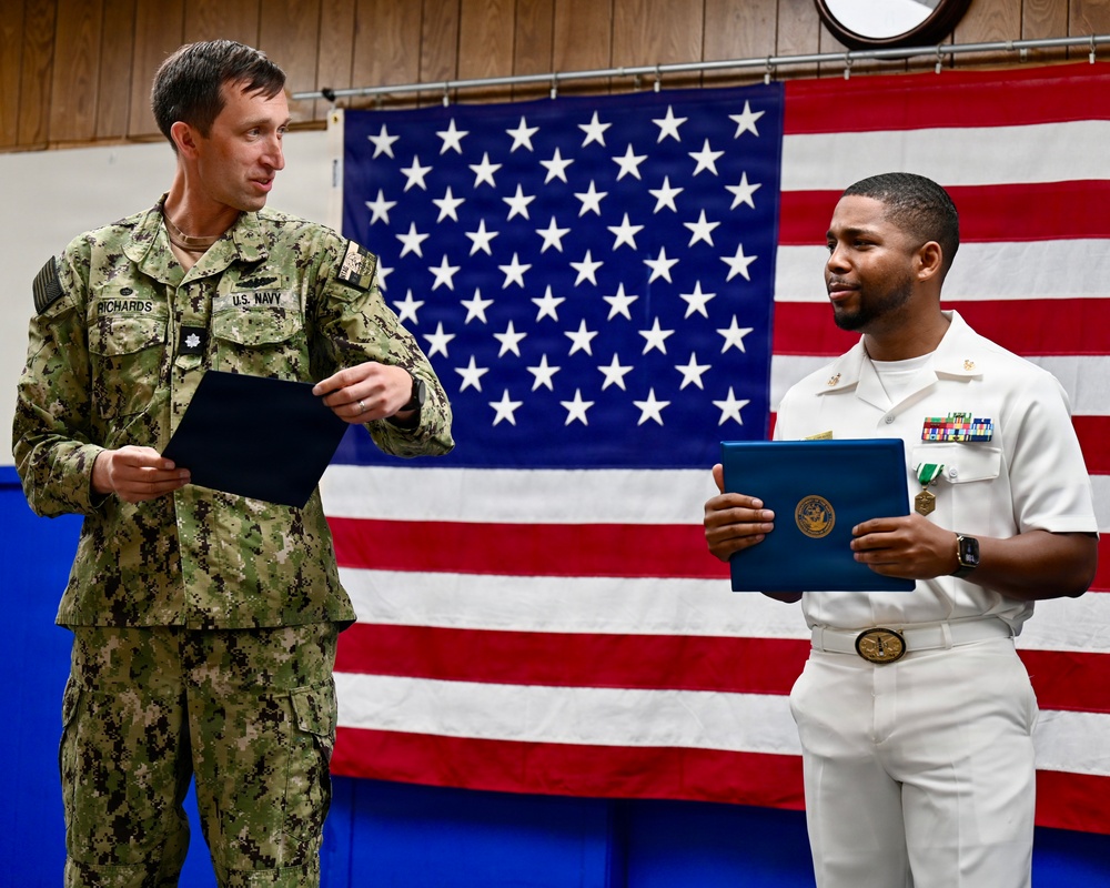 Senior Chief Navy Counselor Johnny Wilson Award Ceremony
