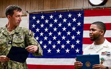 Senior Chief Navy Counselor Johnny Wilson Award Ceremony