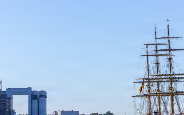 German navy training vessel Gorch Fock arrives at SAIL250 Maryland &amp; Airshow Baltimore