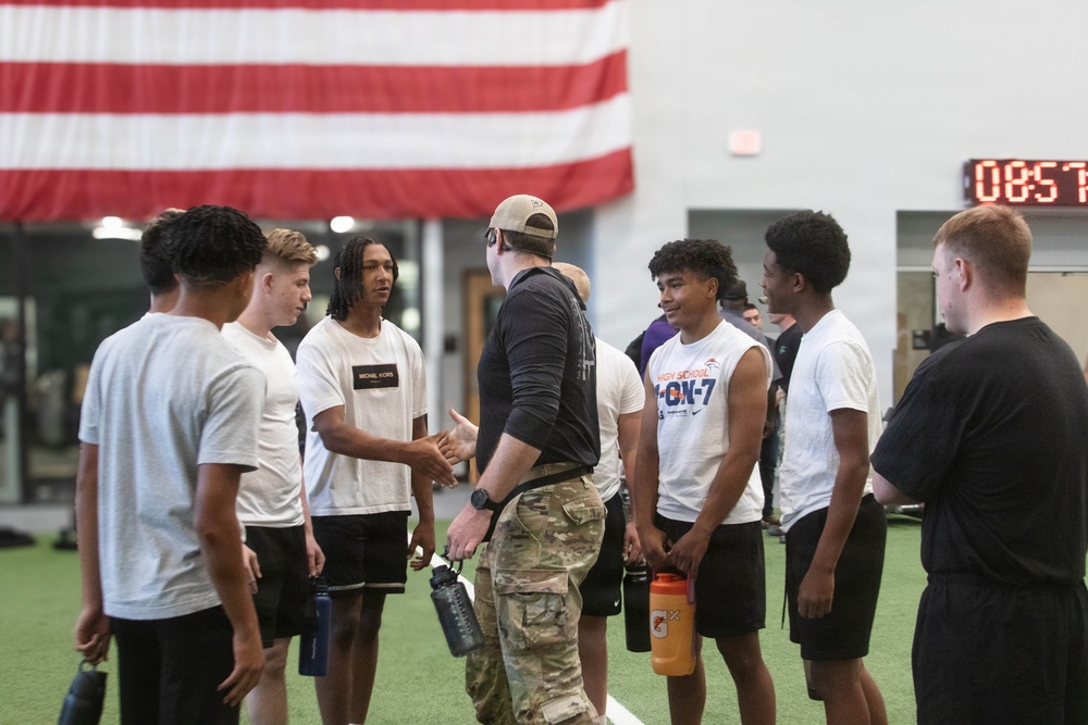 10th SFG (A) Green Berets Conduct High School Team-Building and Leader-Development “Grit” Event