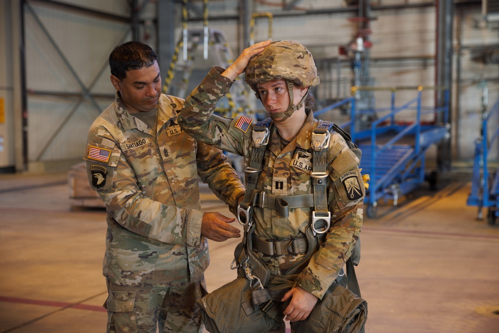 U.S. Paratroopers Conduct Airborne Training