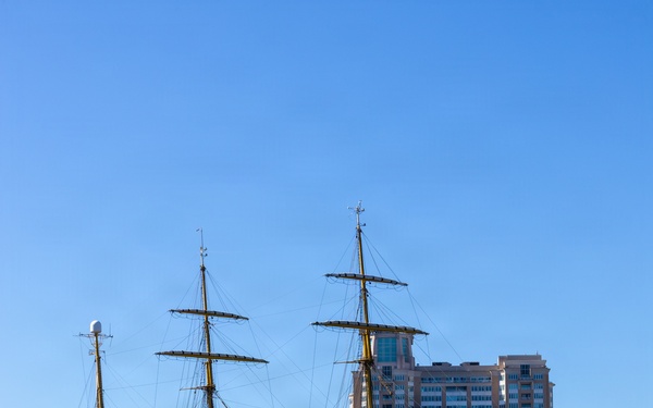 German navy training vessel Gorch Fock arrives at SAIL250 Maryland &amp; Airshow Baltimore