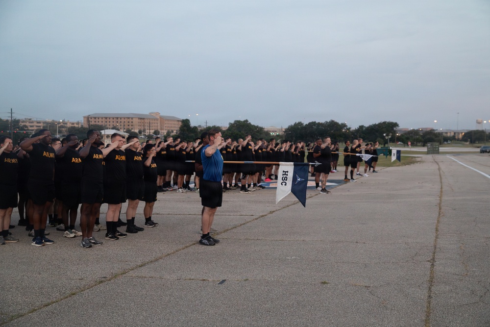 III Armored Corps Conducts Battalion Run