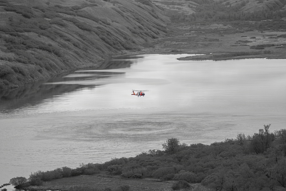 Air Station Kodiak conducts inland search and rescue training