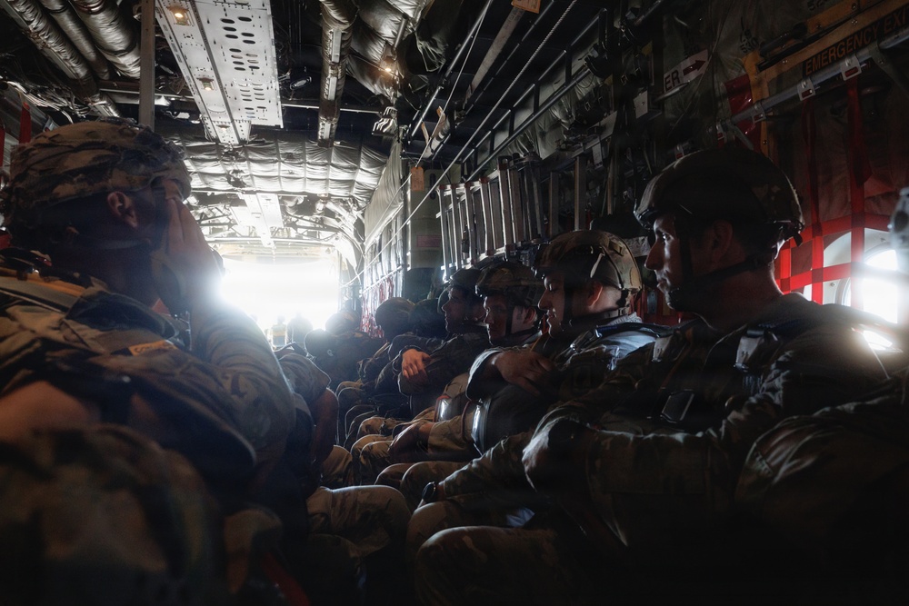 U.S. Paratroopers Conduct Airborne Training