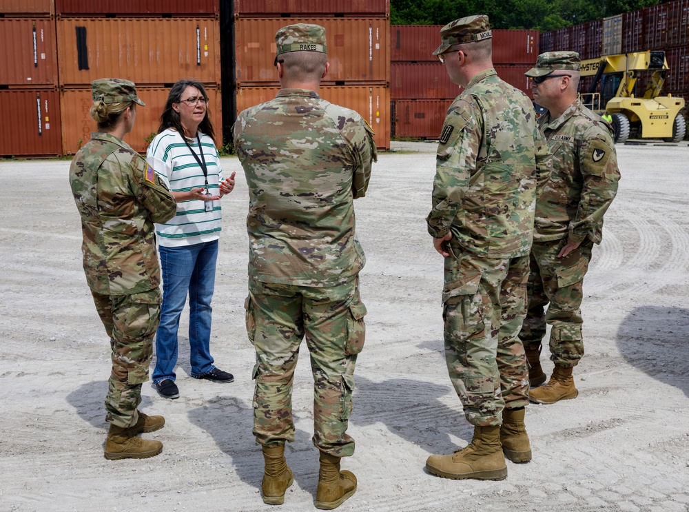 The 1032nd Meets with Brig. Gen. Eaken