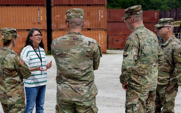 The 1032nd Meets with Brig. Gen. Eaken