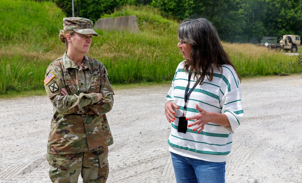 Brig. Gen. Eaken at Operation Patriot Press