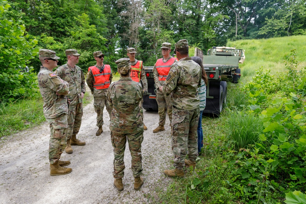 The 1032nd Working in the Field