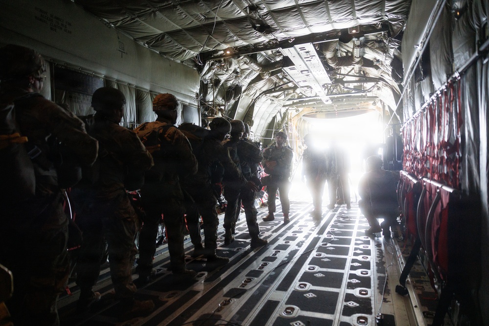 U.S. Paratroopers Conduct Airborne Training