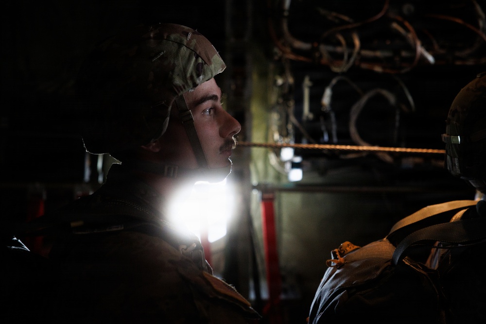 U.S. Paratroopers Conduct Airborne Training