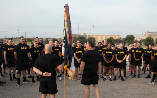 III Armored Corps Conducts Battalion Run