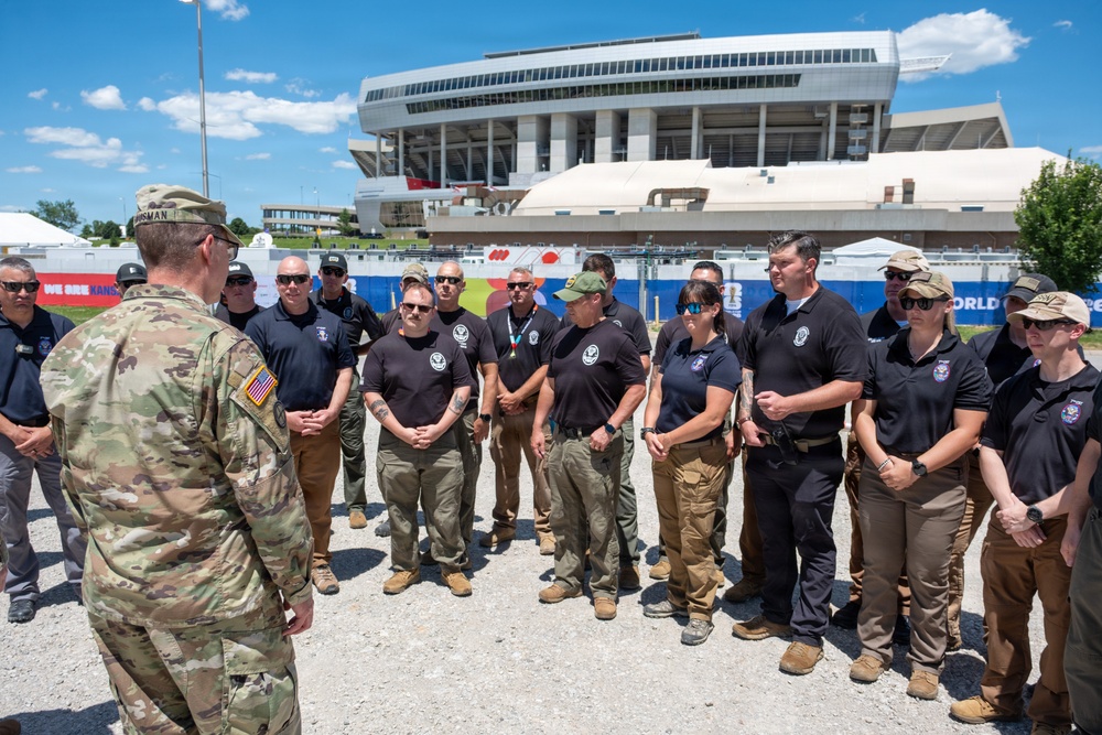 Missouri National Guard Soldiers support FIFA World Cup Events in Kansas City