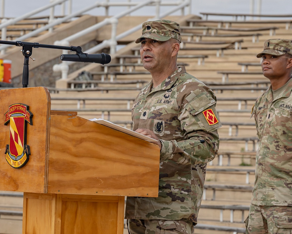2-20th Field Artillery Regiment Change of Responsibility