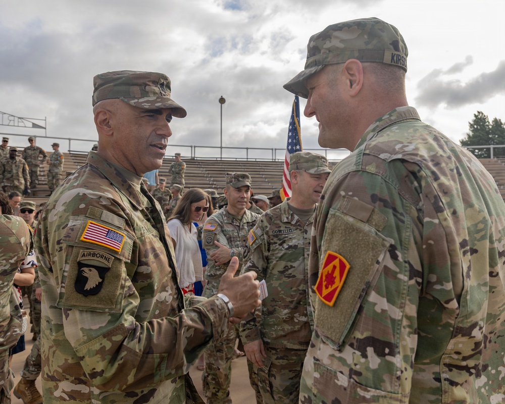 2-20th Field Artillery Regiment Change of Responsibility