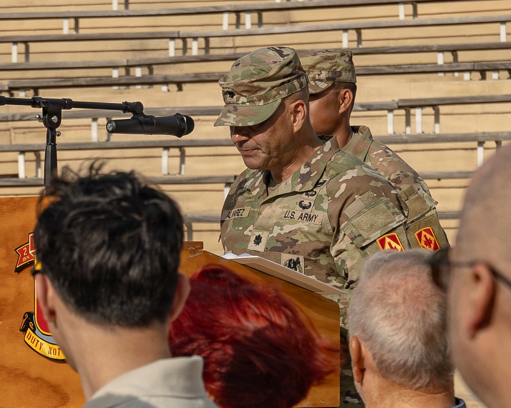2-20th Field Artillery Regiment Change of Responsibility