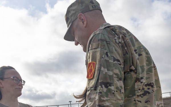 2-20th Field Artillery Regiment Change of Responsibility