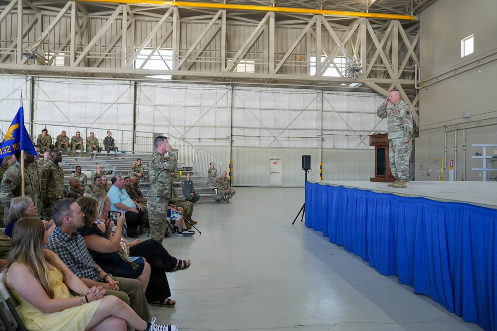432d MSG Change of Command Ceremony
