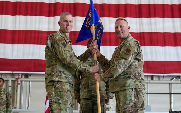 432d MSG Change of Command Ceremony