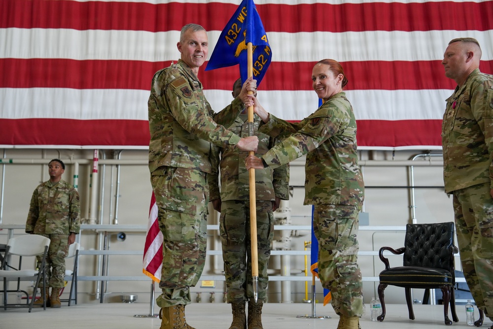 432d MSG Change of Command Ceremony