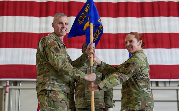 432d MSG Change of Command Ceremony