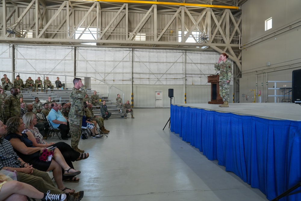 432d MSG Change of Command Ceremony