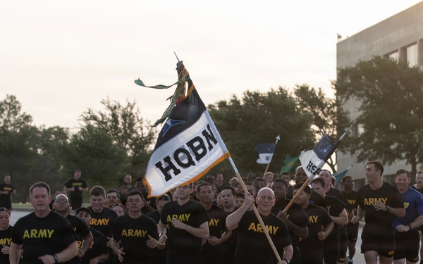 III Armored Corps Conducts Battalion Run
