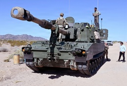 U.S. Army Yuma Proving Ground tests CROWS integration into M109A7 Paladin