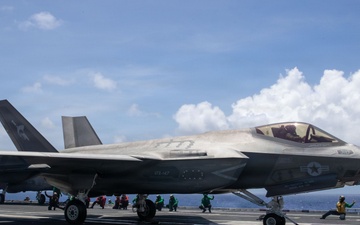 George Washington Conducts Flight Operations