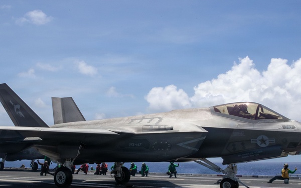 George Washington Conducts Flight Operations